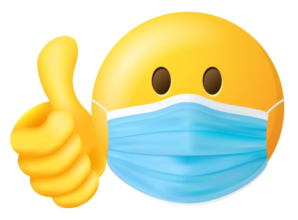 Smiley face в медицинской маске
