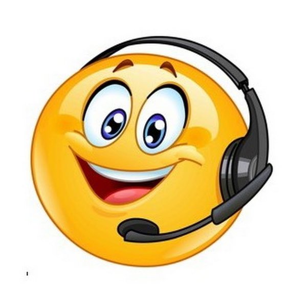 Смайлик в наушниках