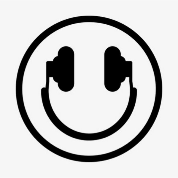 Смайлик в наушниках PNG