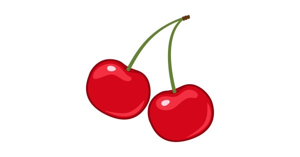 Вишня без фона для детей