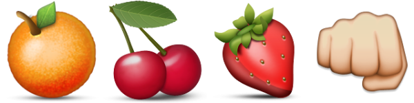 Эмодзи Вишенки без фона