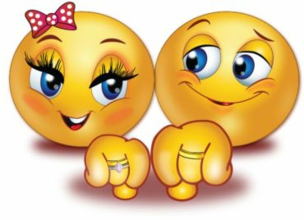 Свадебные смайлики