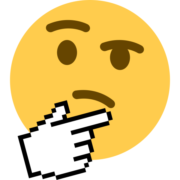 Смайлик задумался