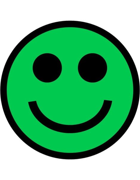 Зеленый смайлик