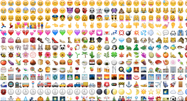 Набор смайлов на прозрачном фоне