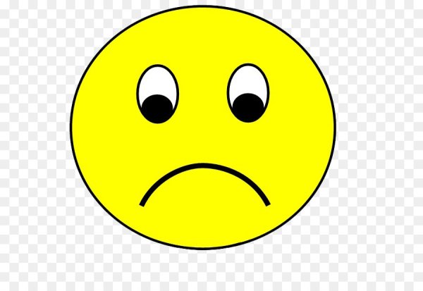 Грустный смайлик
