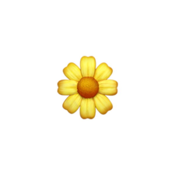 Стикер цветочек