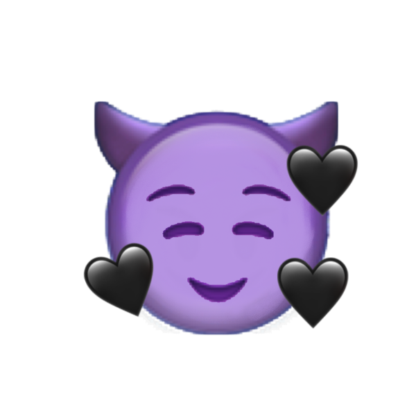 Эмодзи фиолетовый демон