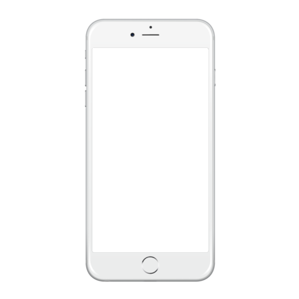 Айфон на белом фоне
