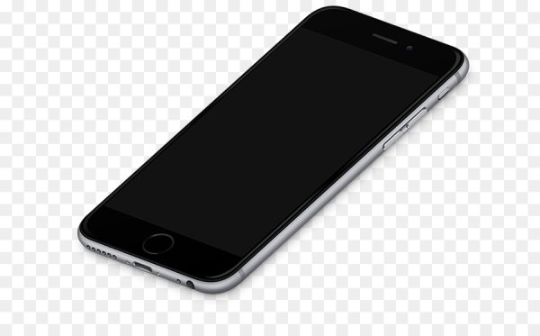 Смартфон на белом фоне