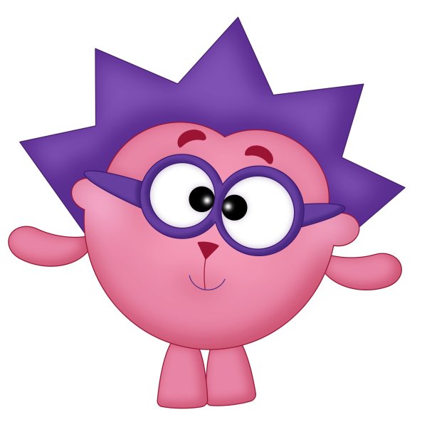 Герой мультика Смешарики Ежик