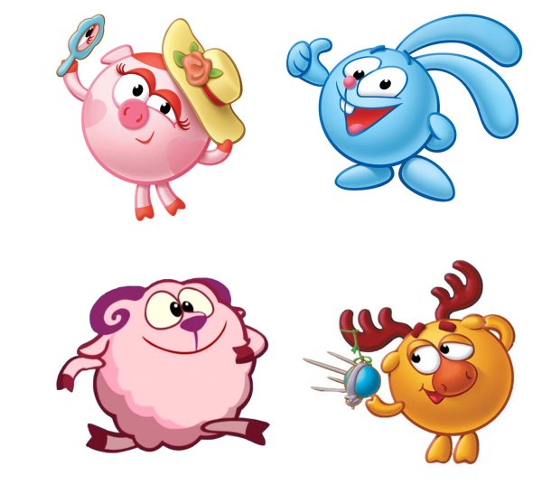 Смешарики герои