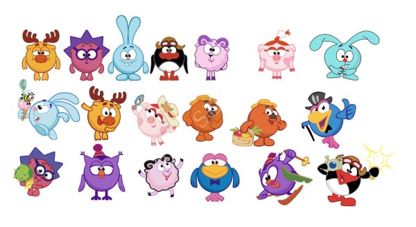 Смешарики герои