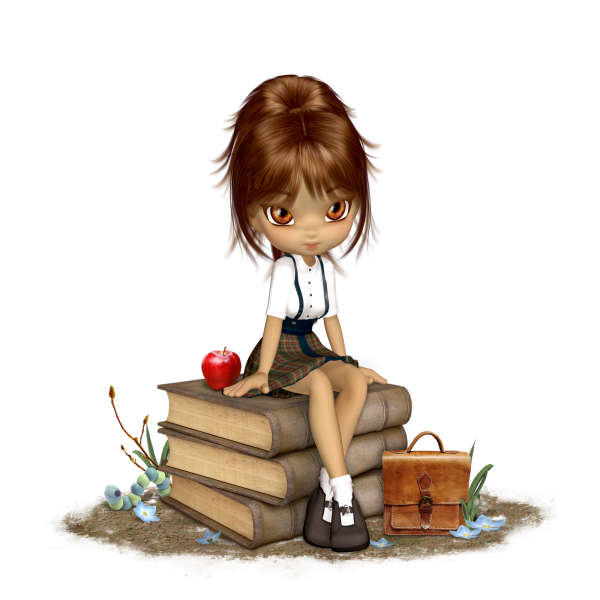 Девочка мультяшка