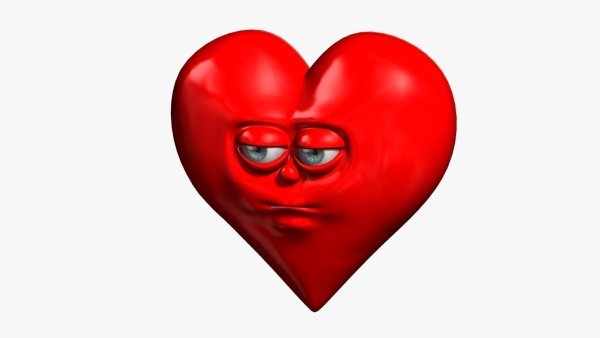 Сердечко мультяшная