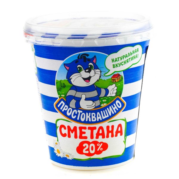 Сметана Простоквашино 20 315г