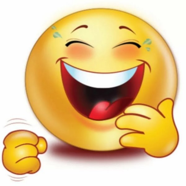 Смеющийся Смайл прозрачный фон