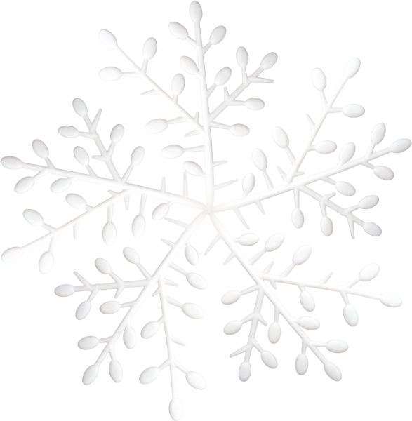 Снежинки на прозрачном фоне