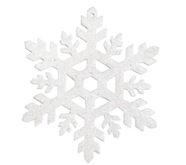 Снежинки на белом фоне