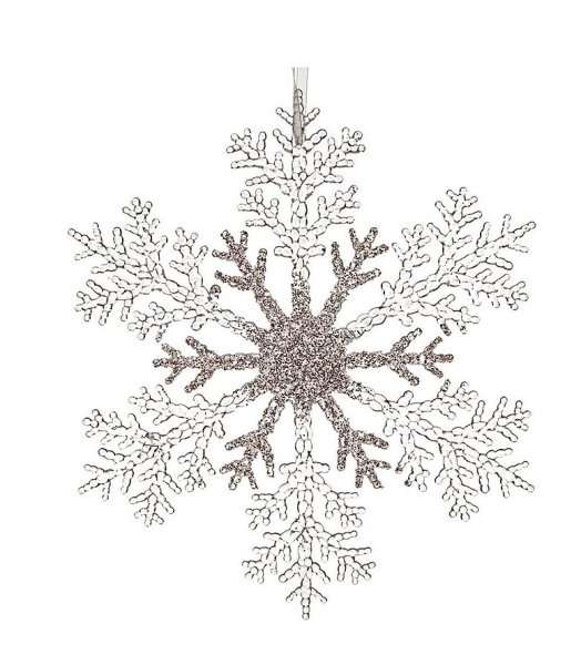 Снежинки на прозрачном фоне