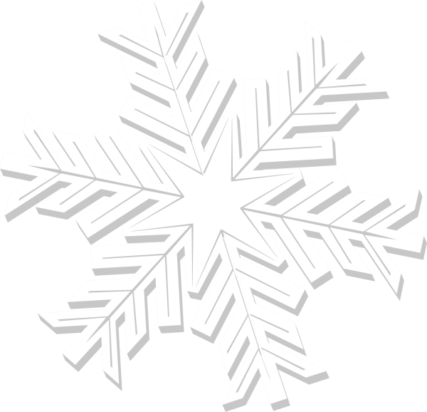 Белые снежинки