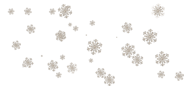 Снежинки на прозрачном фоне для фотошопа