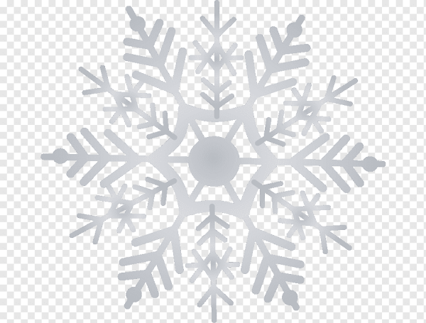 Снежинки на белом фоне