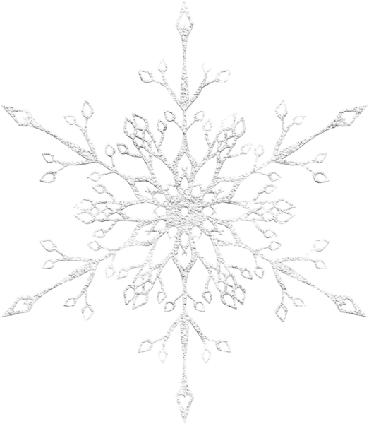 Снежинки на прозрачном фоне