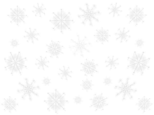 Много снежинок на белом фоне