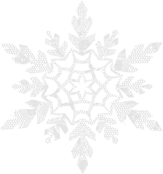 Белые снежинки на прозрачном фоне