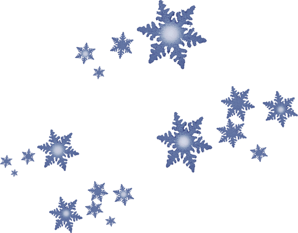 Снег на прозрачном фоне