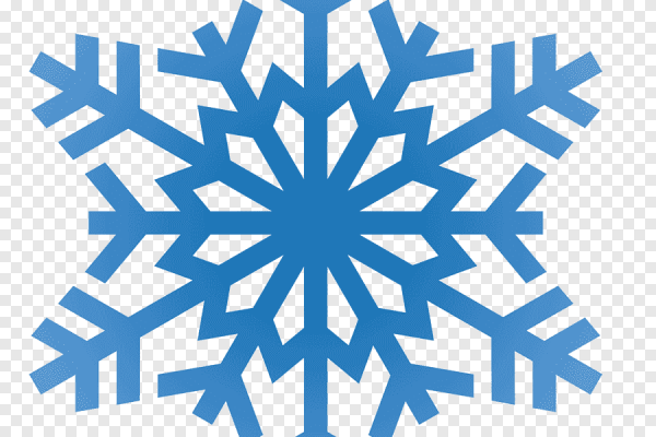 Снежинки на прозрачном фоне