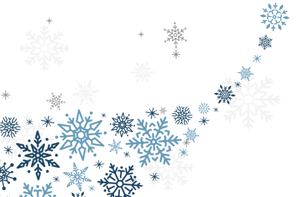 Фон снежинки на прозрачном фоне