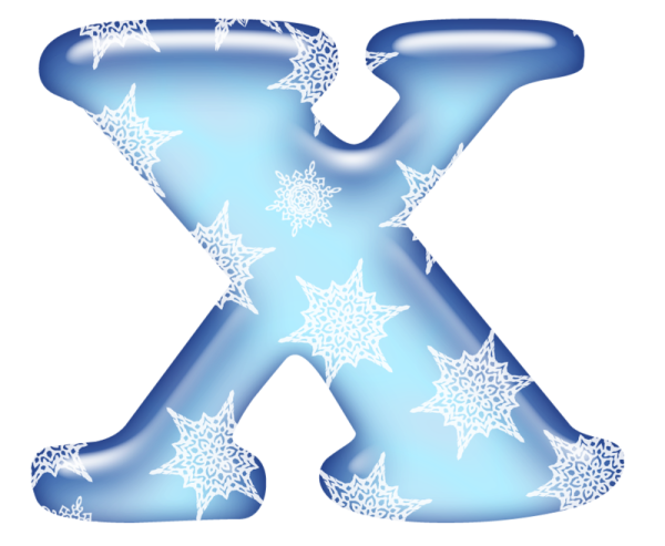 Зимние буквы