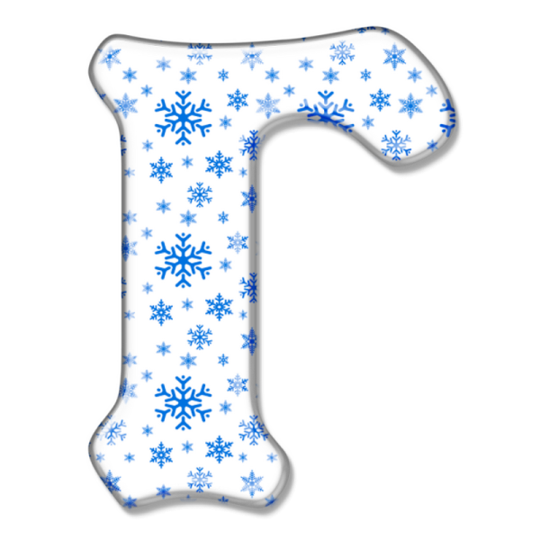 Новогодние буквы