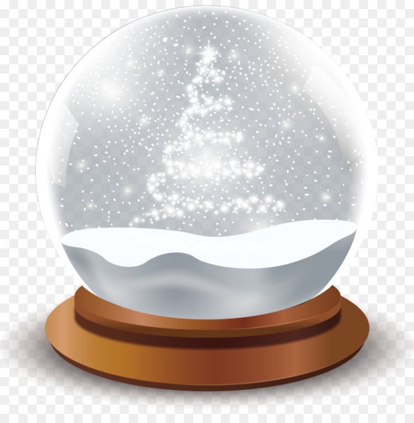 Снежный шар прозрачный