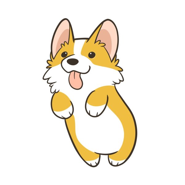 Корги вектор