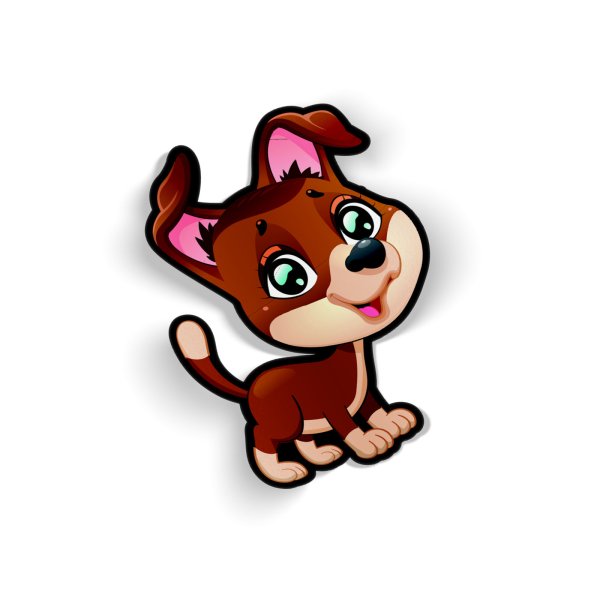 Стикеры щенки