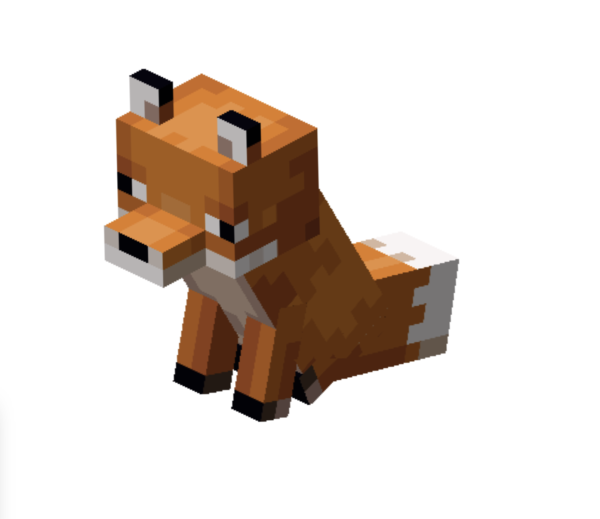 Лисичка в МАЙНКРАФТЕ