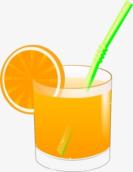 Апельсиновый сок мультяшный