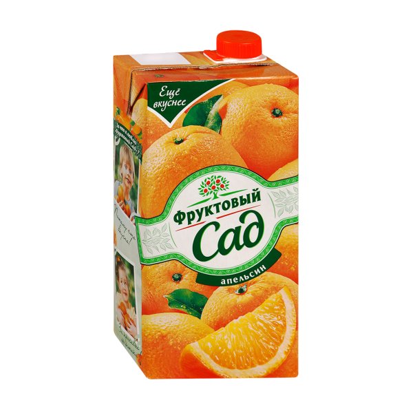 Нектар фруктовый сад 1,93л апельсин с мякотью