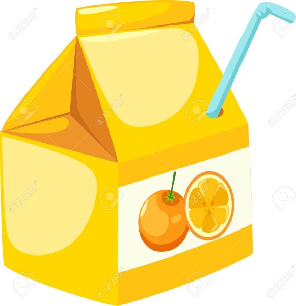 Мультяшная коробка сока