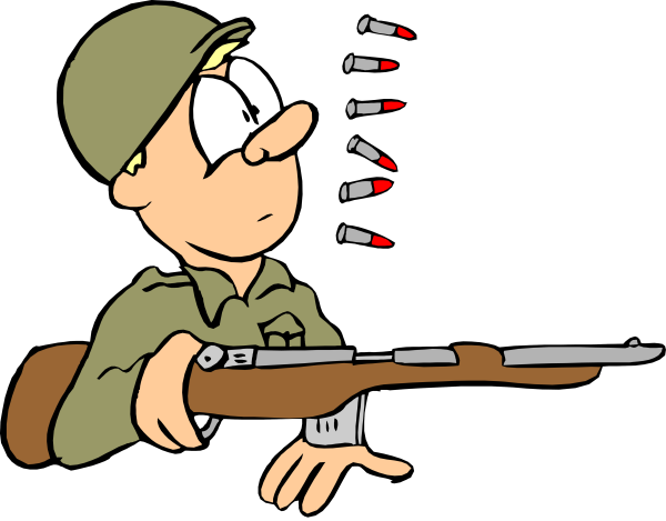 Солдат на прозрачном фоне