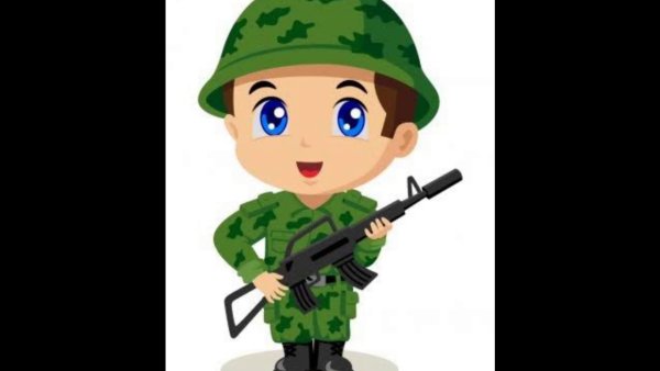 Военный с ребенком