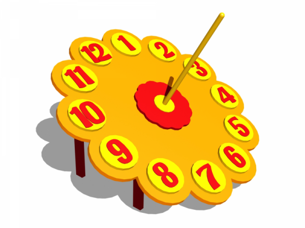 Солнечные часы на метеостанции в детском саду