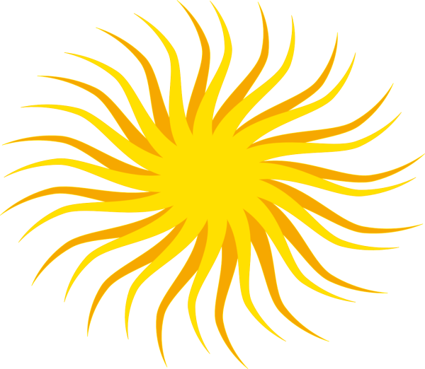 Солнце картинка на прозрачном фоне