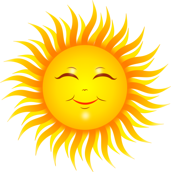 Солнышко улыбается