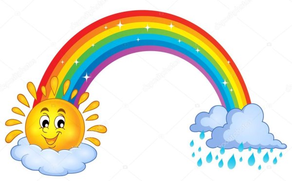 Тучка с радугой