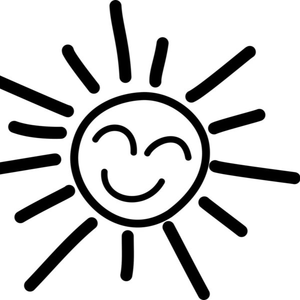 Солнце нарисованное