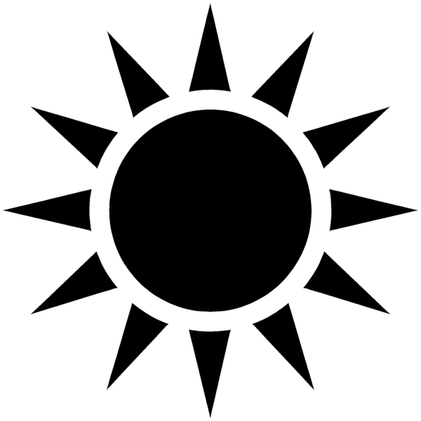 Солнце силуэт